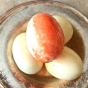 Set of 4 1970s Marble eggs